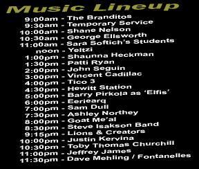 BeanersMusicLineup