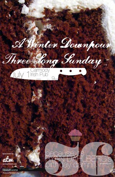 A Winter Downpour w/ Three Song Sunday | 07.01.11 @ Carmody Irish Pub