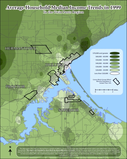 Mapping Inequality in Duluth