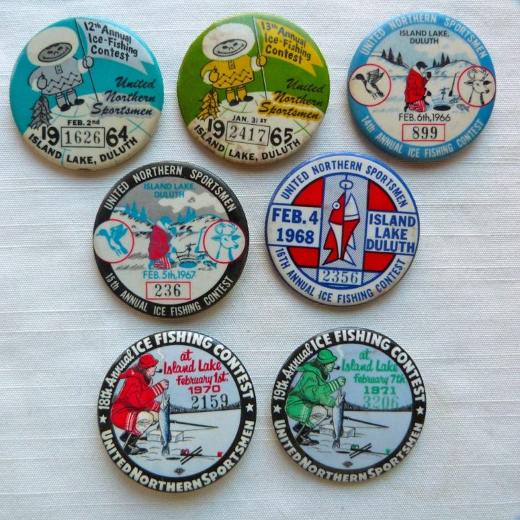 island-lake-ice-fishing-buttons