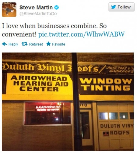 Steve-Martin-Duluth-Tweet