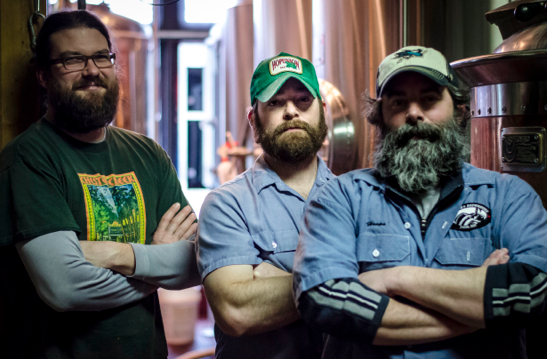 Frank Kaszuba, Keith Hefley and Dave Hoops of Fitger's Brewhouse