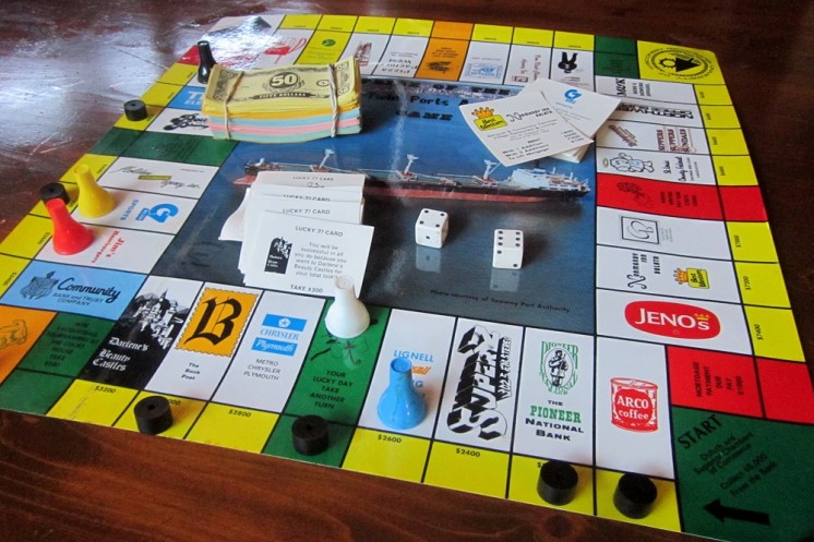 Pride of the Twin Ports Area Game Board and Pieces