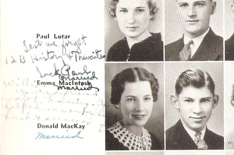 Emma MacIntosh 1938