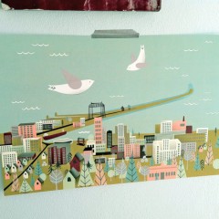 Jordan Sundberg created this unique view of Duluth, and sells it through her Etsy page.