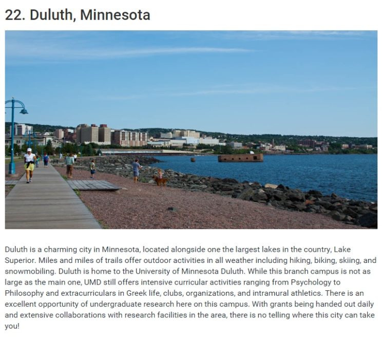 22 - Duluth MN
