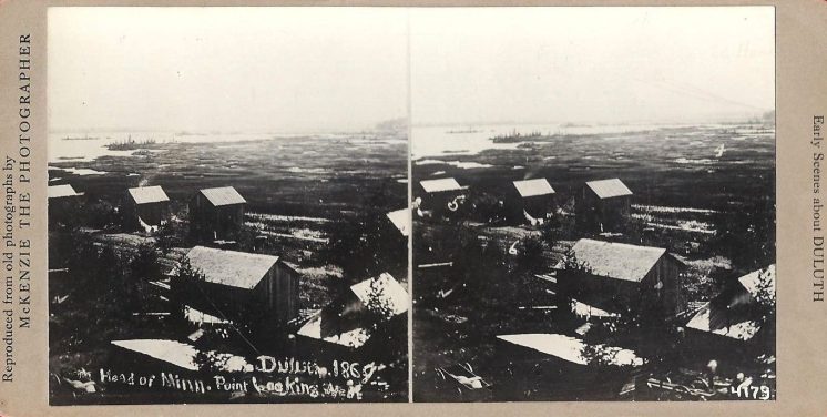 Duluth 1869 Head of Minnesota Point