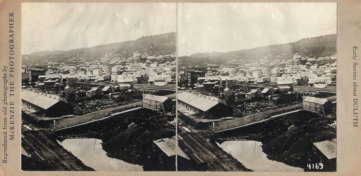 Early scene from the top of elevator A
