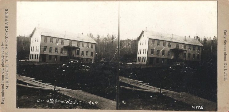 Immigrant House on Fourth Avenue West in 1869