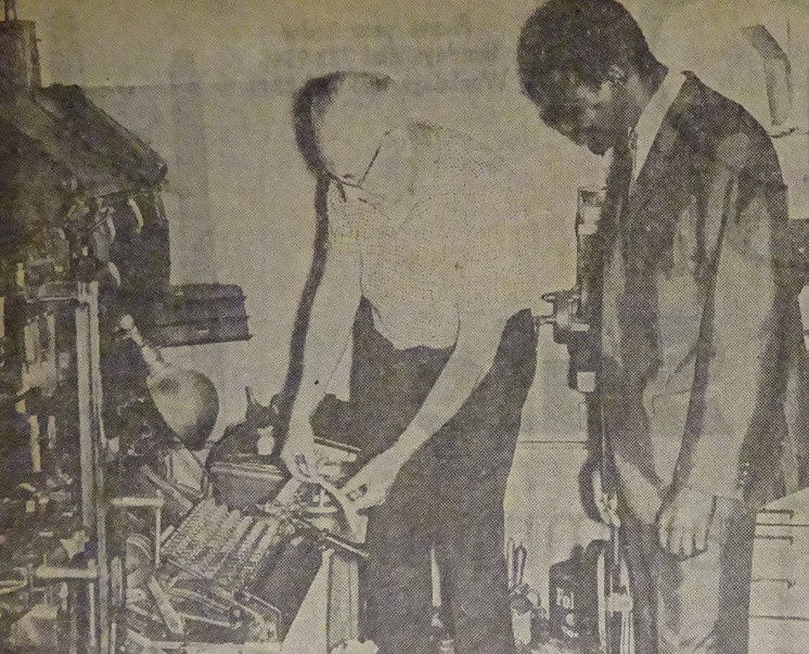 Ken Todd and Ben Otieno