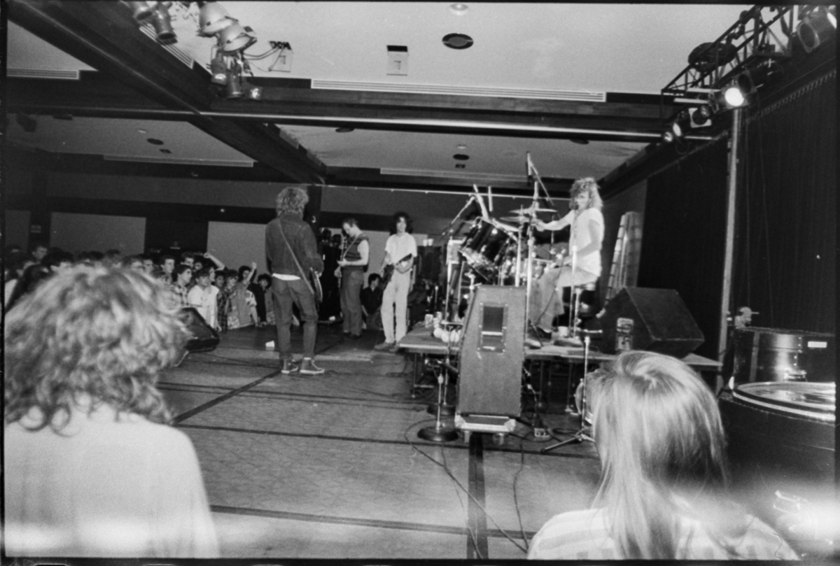 Paul on drums