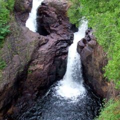 Devil's Kettle Falls Disappearing River