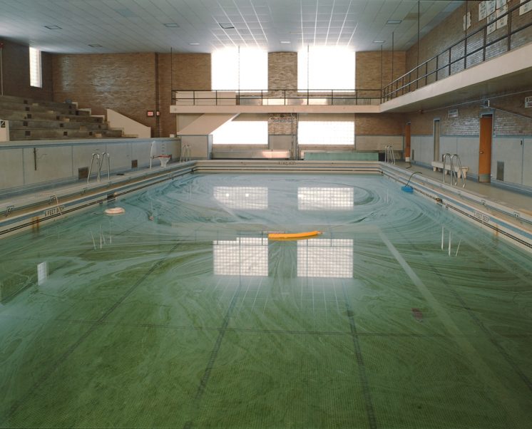 Natatorium, V. C. Reishus School, Closed 2003, Biwabik, MN 2003   Chromogenic Color Print  18” x 22”