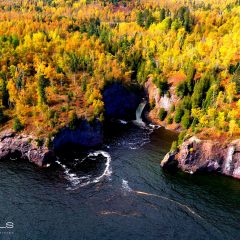 Manitou River Falls Lake Superior