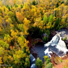 Manitou River Falls Lake Superior