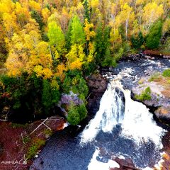 Manitou River Falls North Shore