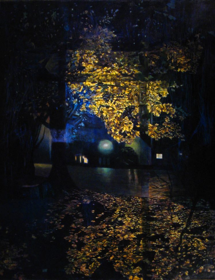 “Daphnia” 2012 Oil on canvas 60” x 48”