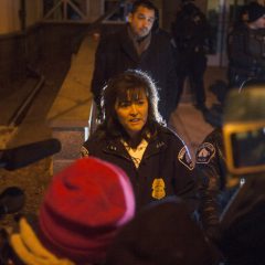 Black Lives Matter Activists Group Continues To Protest Police Shooting Of Jamar Clark