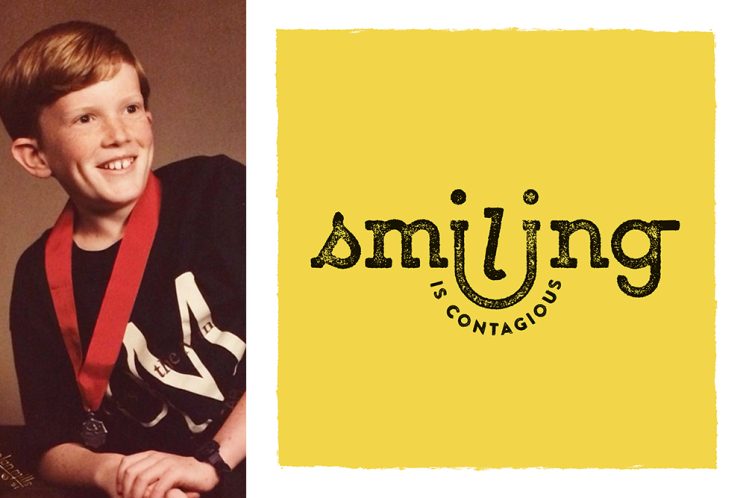 (left) Me in my first T-shirt design #Winning (right) My latest t-shirt design printed through Cotton Bureau
