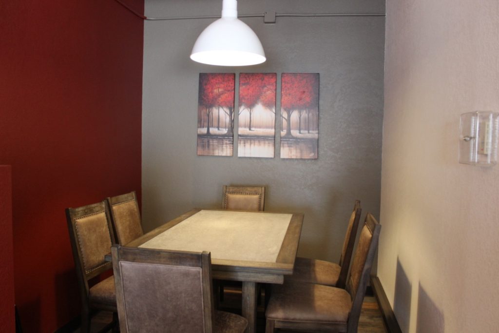 Rear nook at Twisted Pastries - Photo by Lissa Maki