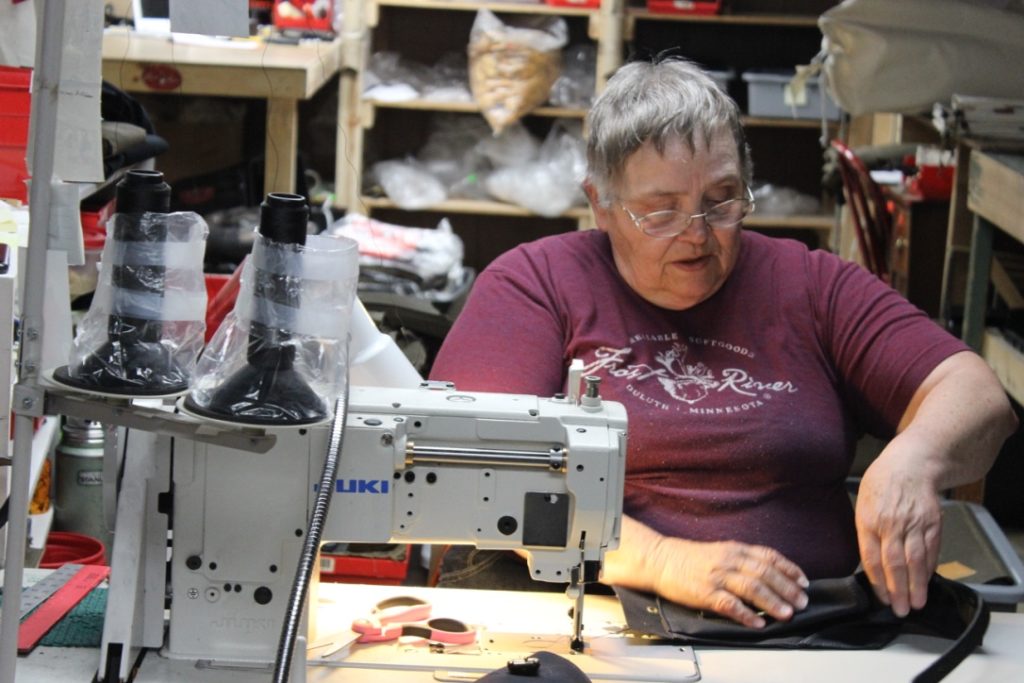 Frost River Employee - Photo by Lissa Maki