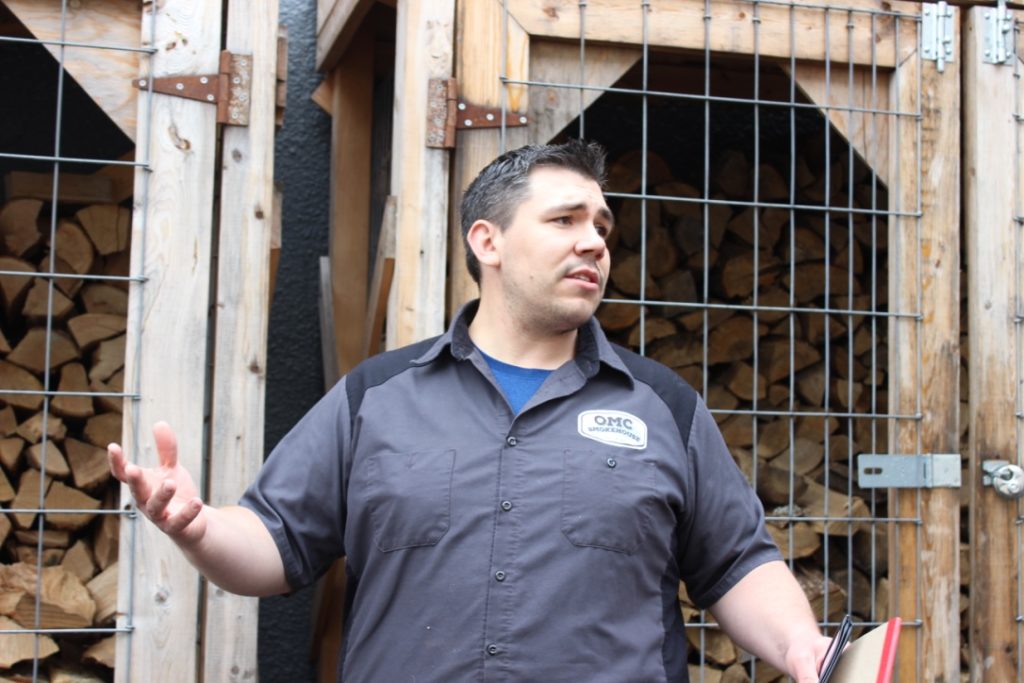 Louis Hanson of OMC Smokehouse - Photo by Lissa Maki